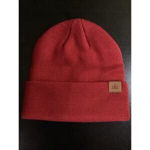 Home Prefer Toddler Beanie Unisex Knit Winter Hat Size 0-2T Red